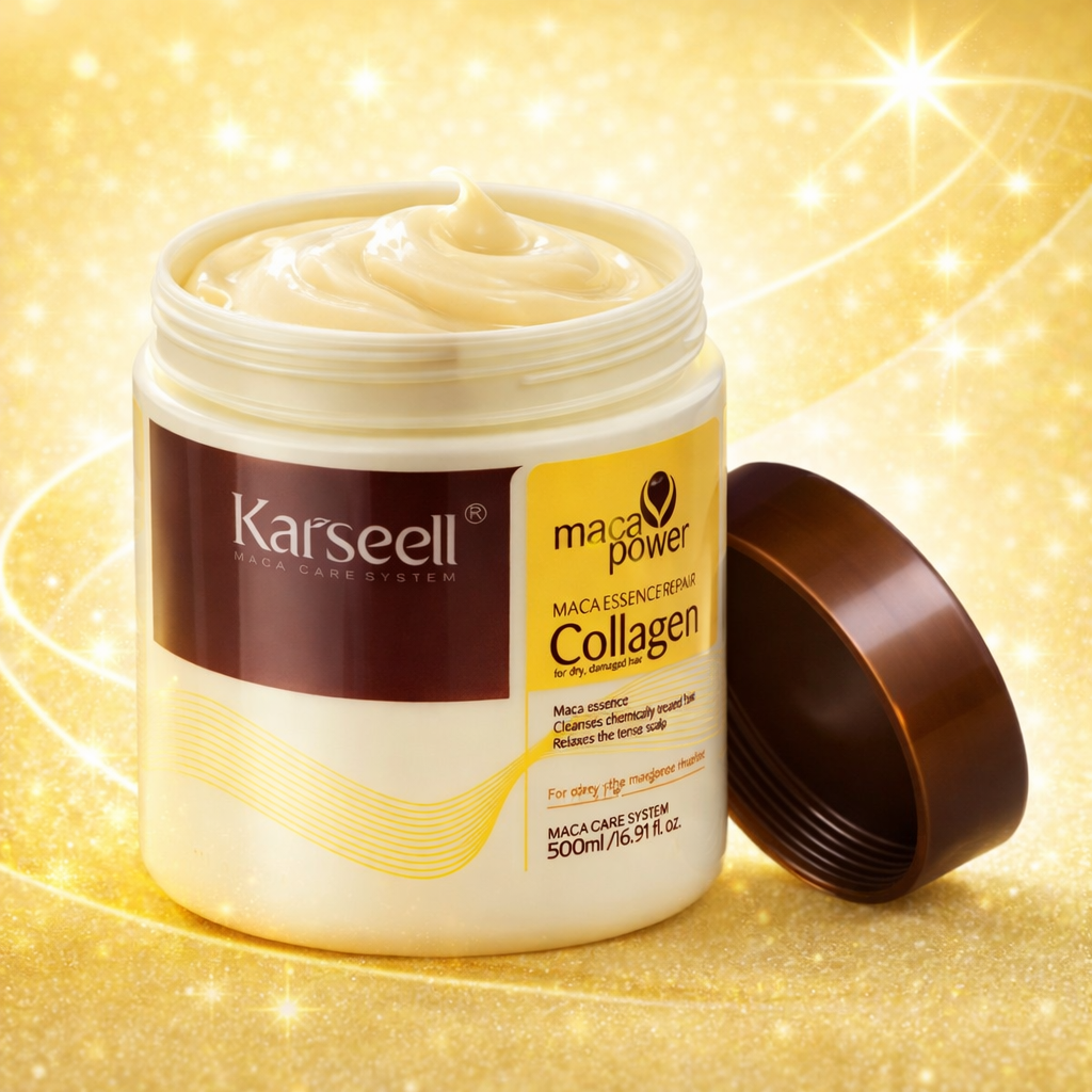 Karseell Maca Power Collagen Hair Mask – ماسك الكولاجين والمكا لإصلاح الشعر التالف