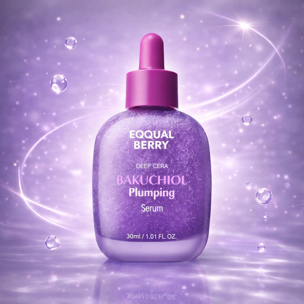 EQQUALBERRY Bakuchiol Plumping Serum 30ml – سيروم شدّ البشرة الطبيعي بديل الريتينول للبشرة الحساسة