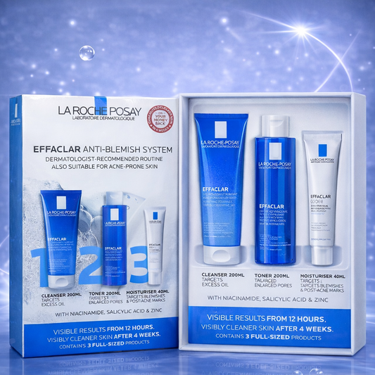 La Roche-Posayمجموعة لاروش بوزيه إيفاكلار لعلاج حب الشباب وتنقية البشرة الدهنية