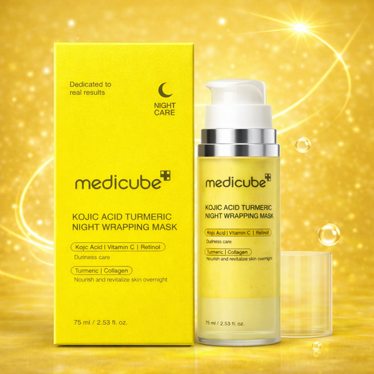 Medicube Kojic Acid Turmeric Night Wrapping Mask – ماسك الكوجيك أسيد والكركم الليلي لتفتيح وتجديد البشرة