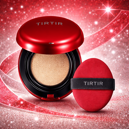 TIRTIR Red Cushion Foundation – كوشن فاخر بلمسة مخملية وثبات طويل